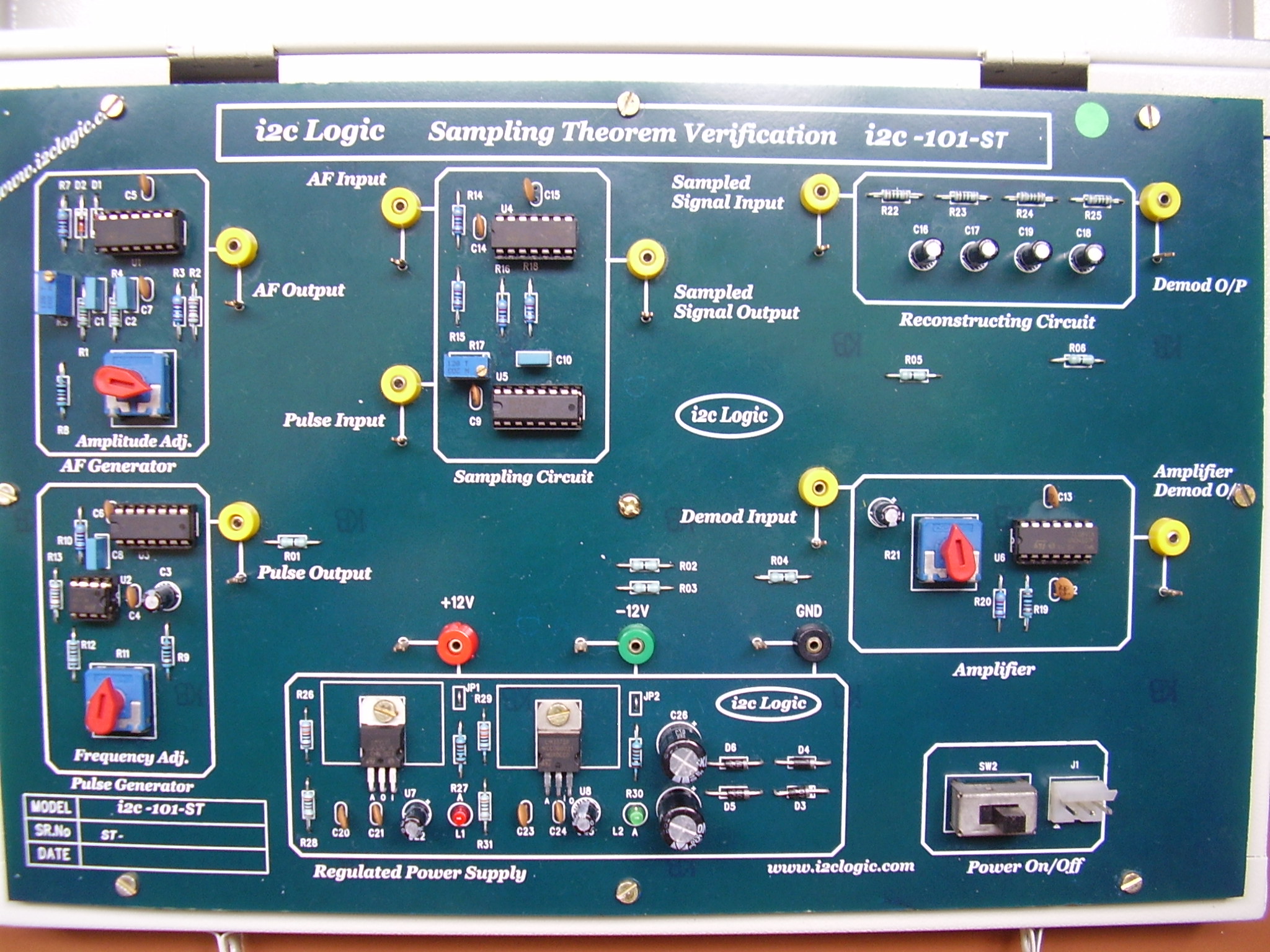 Analog Sampling and Reconstructing Kit.